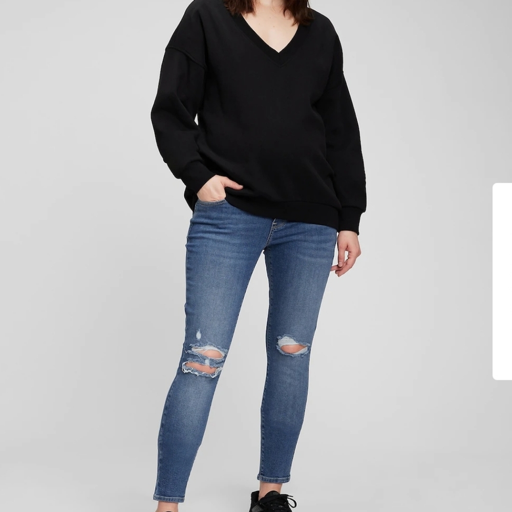 Gap Maternity True Skinny Ankle Jeans
